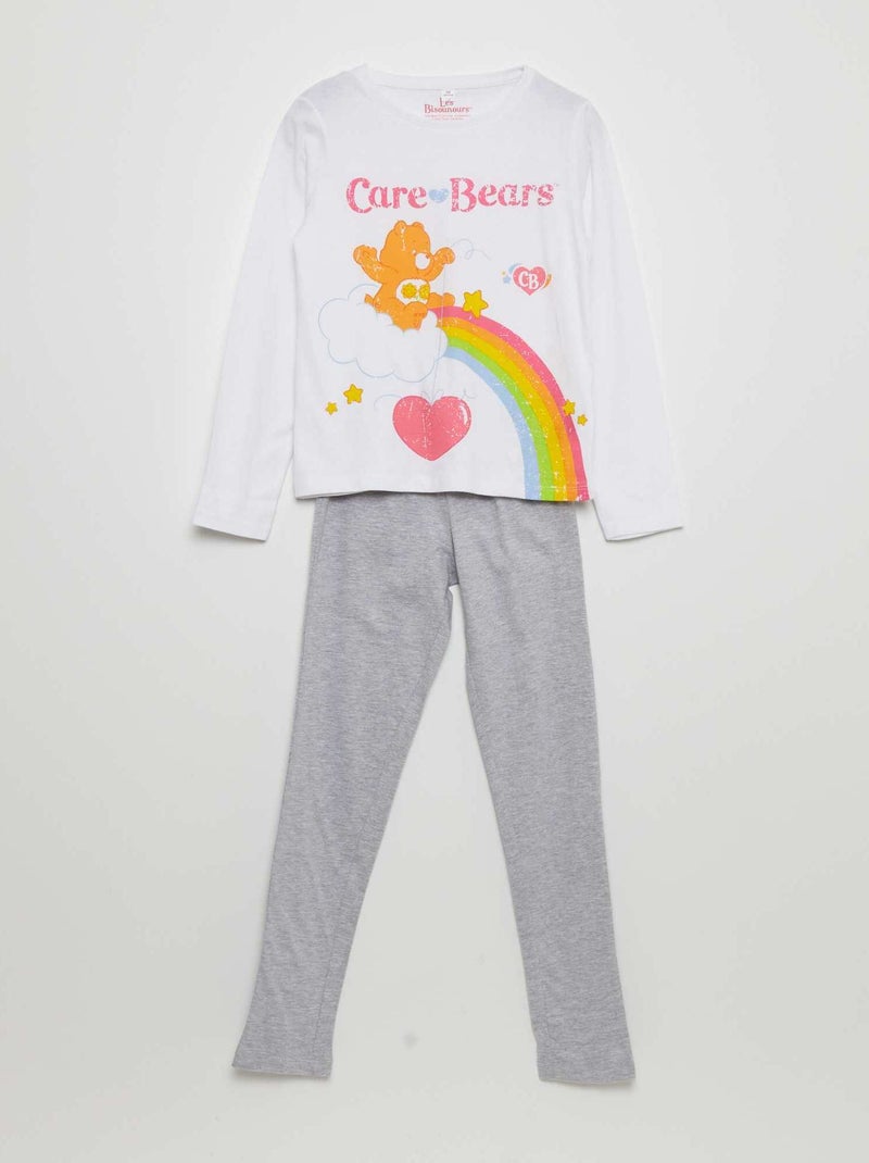 Conjunto de pijama 'Osos amorosos' con camiseta + pantalón - 2 piezas BLANCO - Kiabi