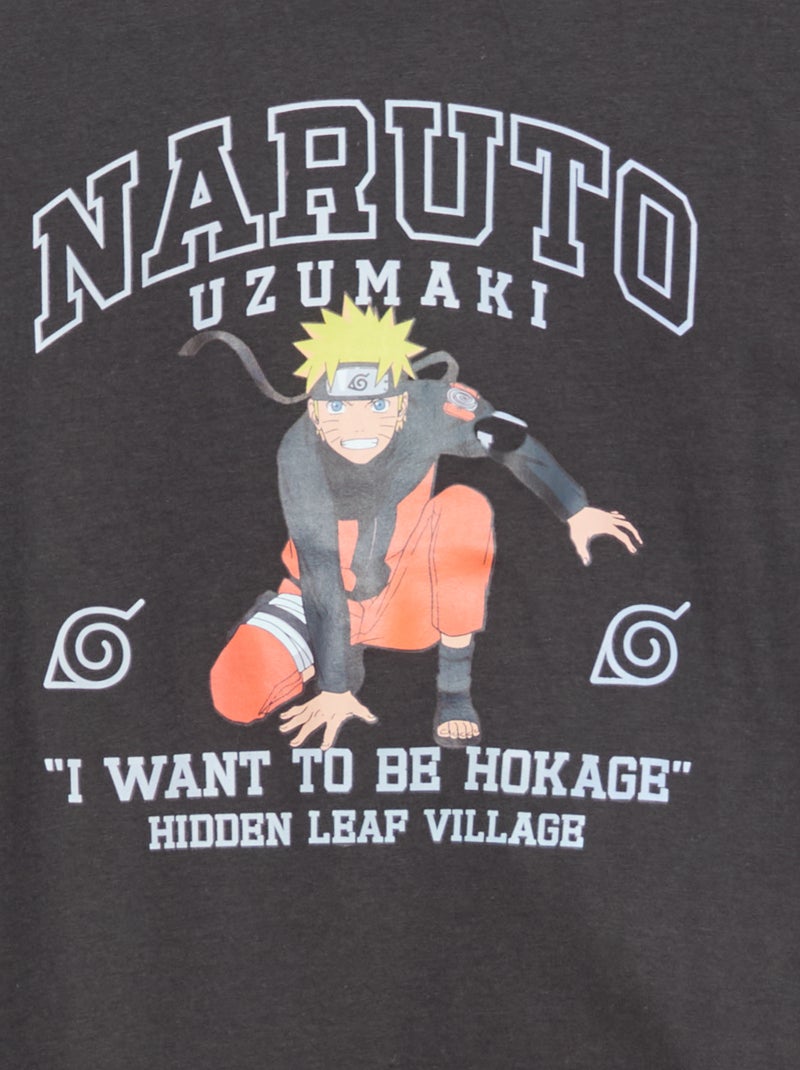 Conjunto de pijama pantalón + camiseta 'Naruto' - 2 piezas Negro - Kiabi