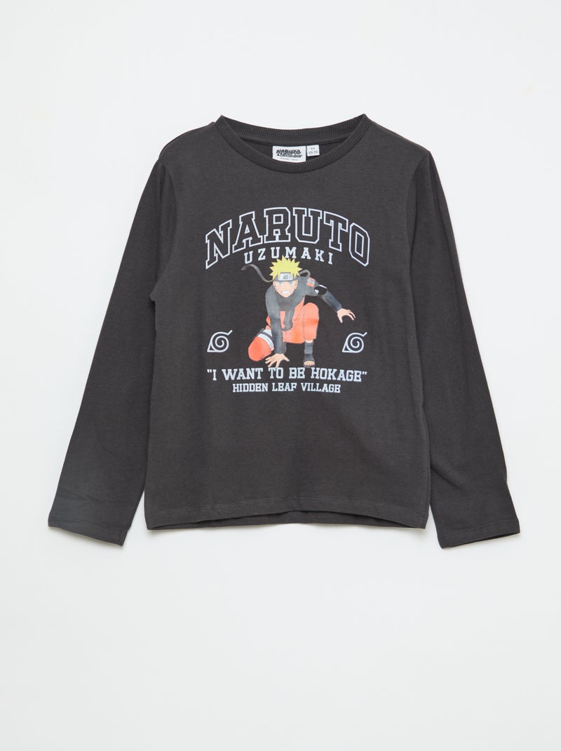 Conjunto de pijama pantalón + camiseta 'Naruto' - 2 piezas Negro - Kiabi