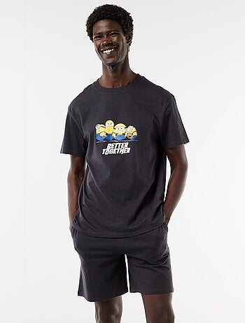 Conjunto de pijama Pantalón corto + camiseta 'Minions' - 2 piezas