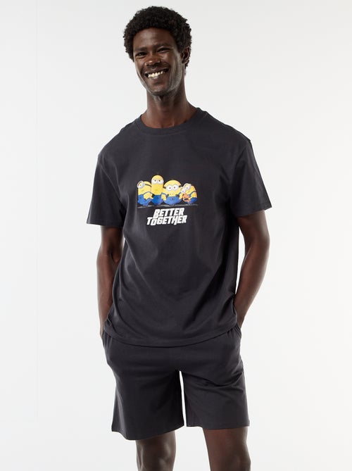 Conjunto de pijama Pantalón corto + camiseta 'Minions' - 2 piezas - Kiabi