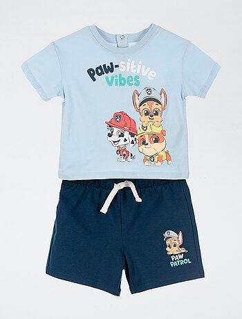 Conjunto de pijama Pantalón corto + camiseta 'Patrulla Canina' - 2 piezas