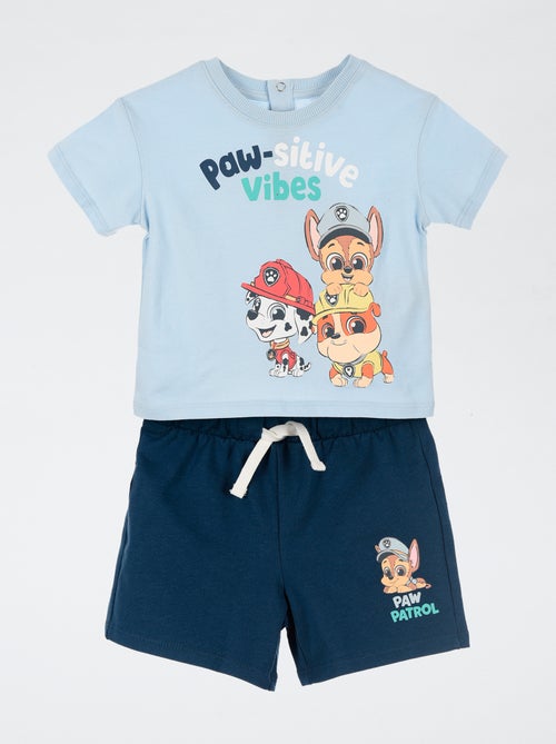 Conjunto de pijama Pantalón corto + camiseta 'Patrulla Canina' - 2 piezas - Kiabi