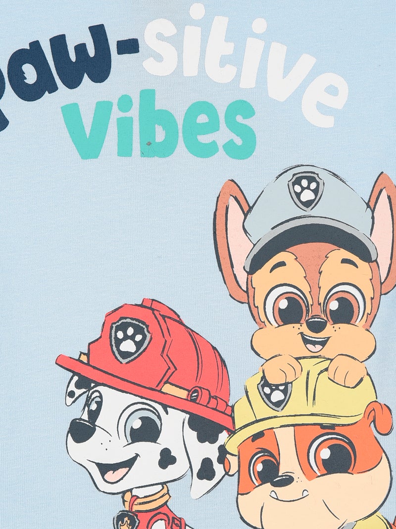 Conjunto de pijama Pantalón corto + camiseta 'Patrulla Canina' - 2 piezas Azul - Kiabi