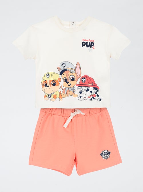 Conjunto de pijama Pantalón corto + camiseta 'Patrulla Canina' - 2 piezas - Kiabi