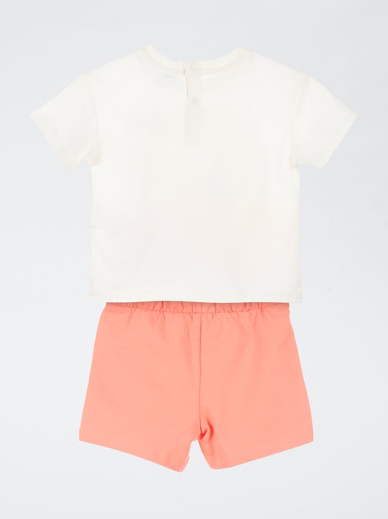Conjunto de pijama Pantalón corto + camiseta 'Patrulla Canina' - 2 piezas Beige - Kiabi