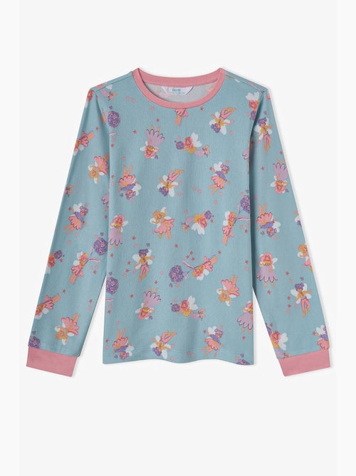 Conjunto de pijama para niña fairy bloom de manga larga penti - Kiabi Conjunto de pijama para niña fairy bloom de manga larga penti - Kiabi
