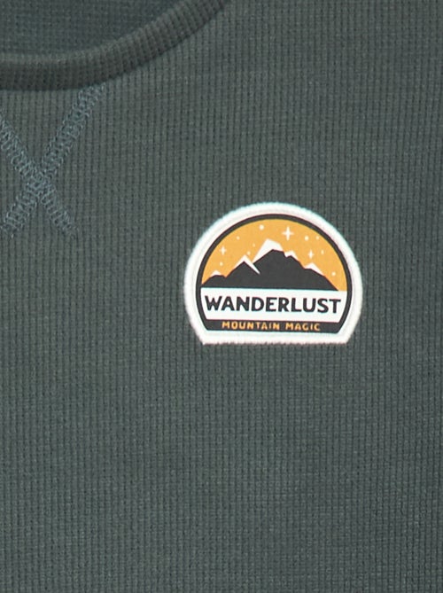 Conjunto de pijama parte de arriba + pantalón de felpa - Kiabi