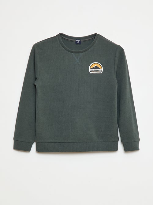 Conjunto de pijama parte de arriba + pantalón de felpa - Kiabi