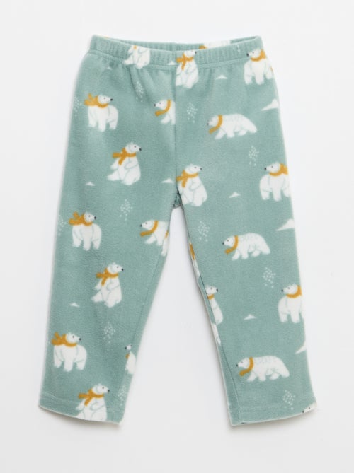 Conjunto de pijama: parte de arriba + pantalón polar - Kiabi