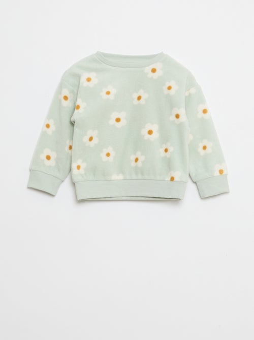 Conjunto de pijama: parte de arriba + pantalón polar - Kiabi