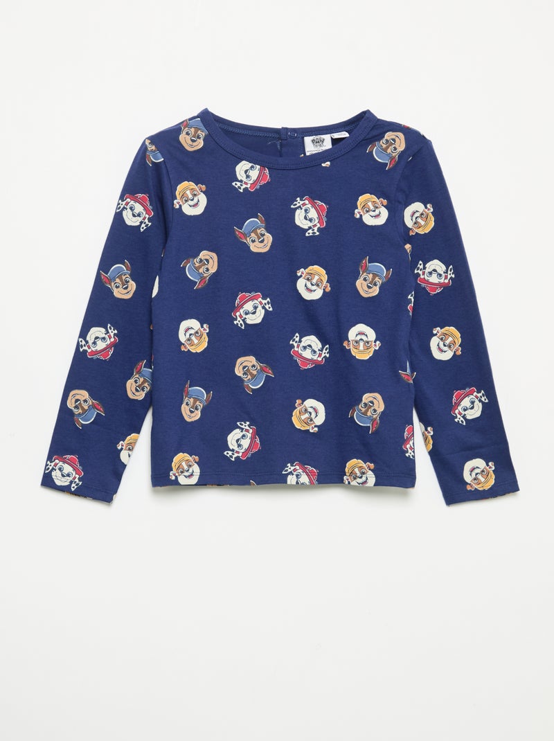 Conjunto de pijama 'Patrulla Canina' camiseta + pantalón - 2 piezas Azul - Kiabi