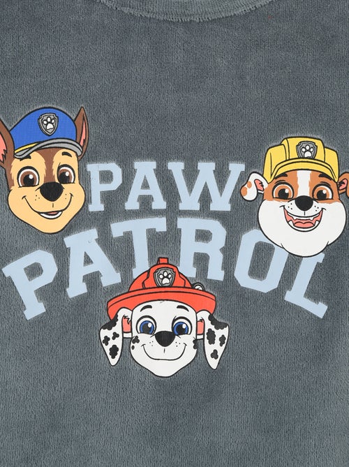 Conjunto de pijama 'Patrulla Canina' de camiseta de manga larga + pantalón de terciopelo - 2 piezas - Kiabi