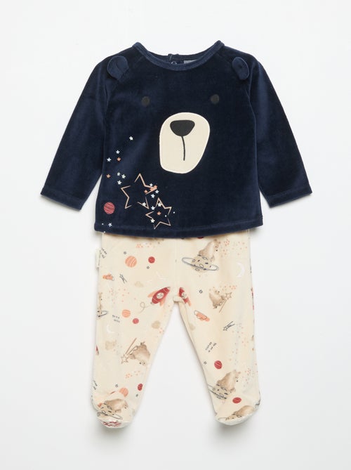 Conjunto de pijama 'Petit Béguin' de 2 piezas - Kiabi