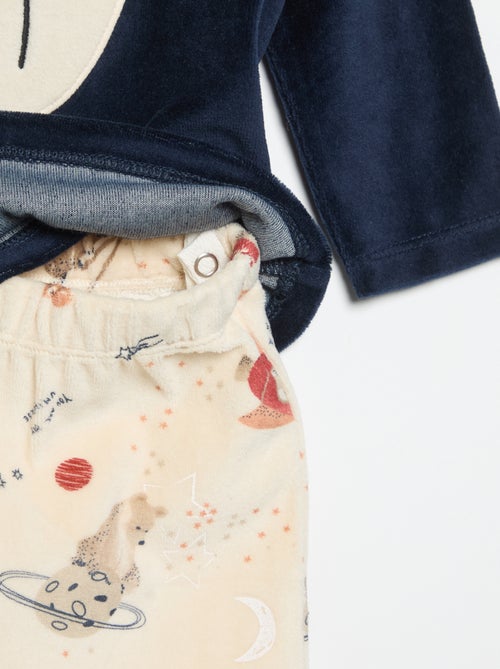 Conjunto de pijama 'Petit Béguin' de 2 piezas - Kiabi