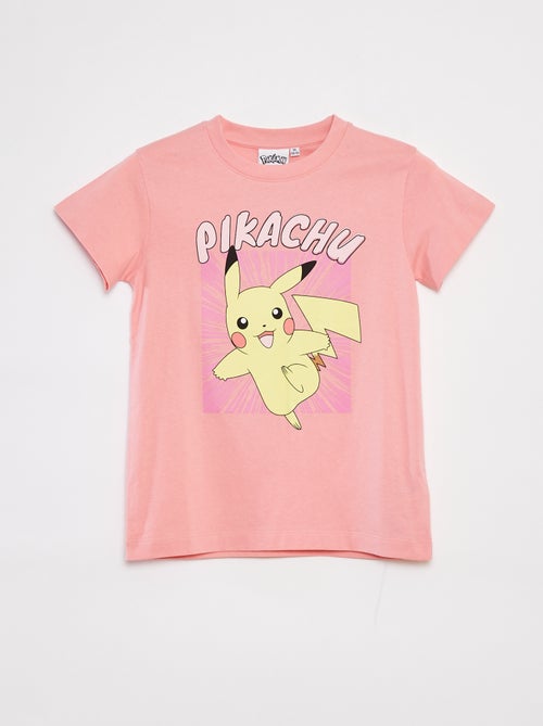 Conjunto de pijama 'Pokémon' 'Pikachu' short + camiseta - 2 piezas - Kiabi