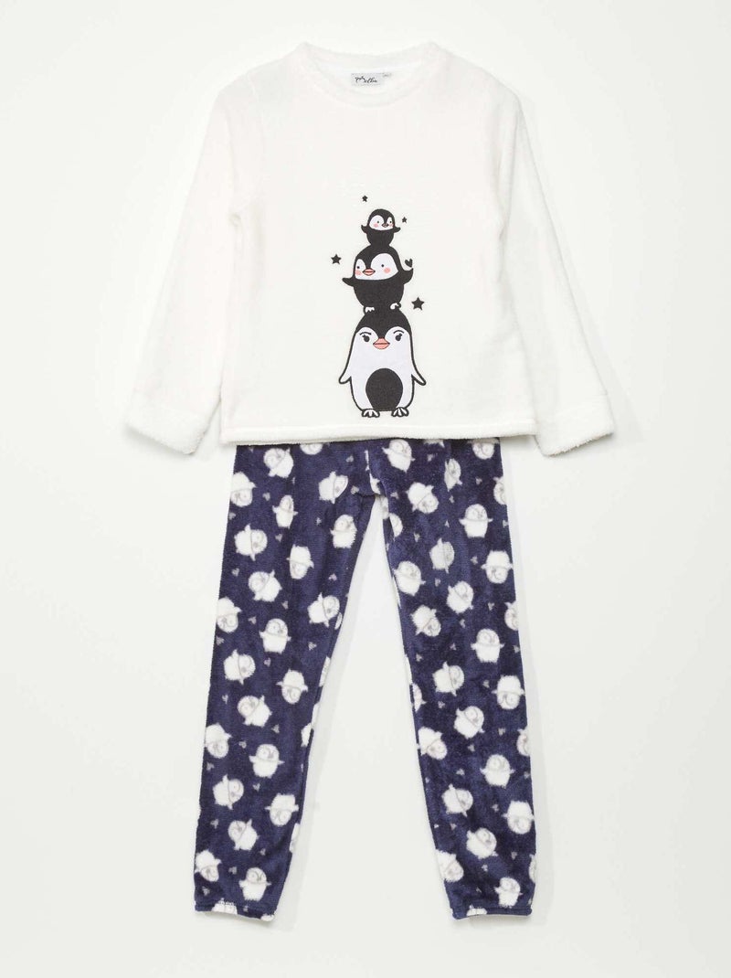 Conjunto de pijama polar - 2 piezas PURPURA - Kiabi