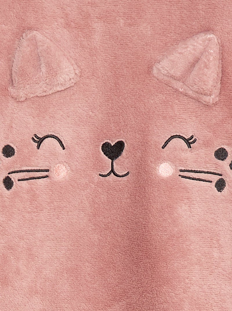 Conjunto de pijama polar largo sudadera + pantalón - 2 piezas Rosa - Kiabi