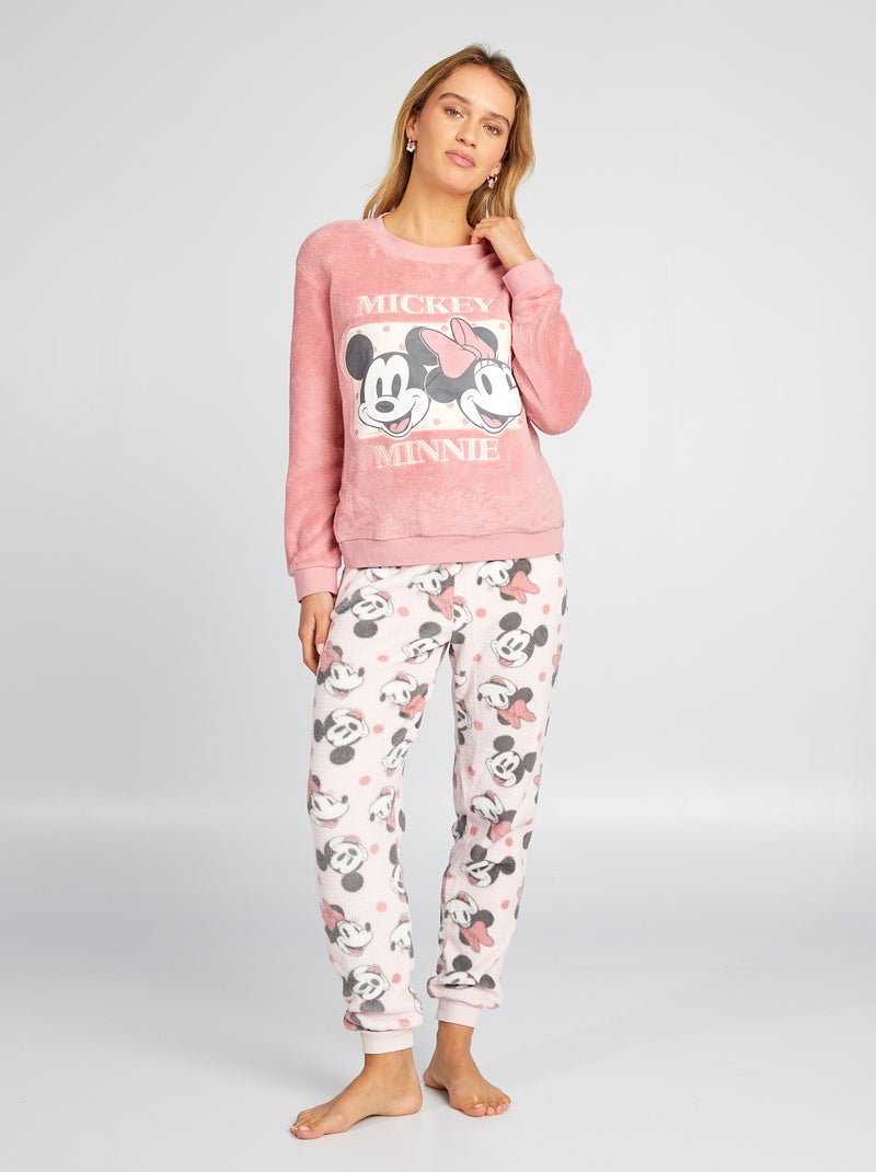 Conjunto de pijama polar 'Minnie' 'Disney' - 2 piezas ROSA - Kiabi