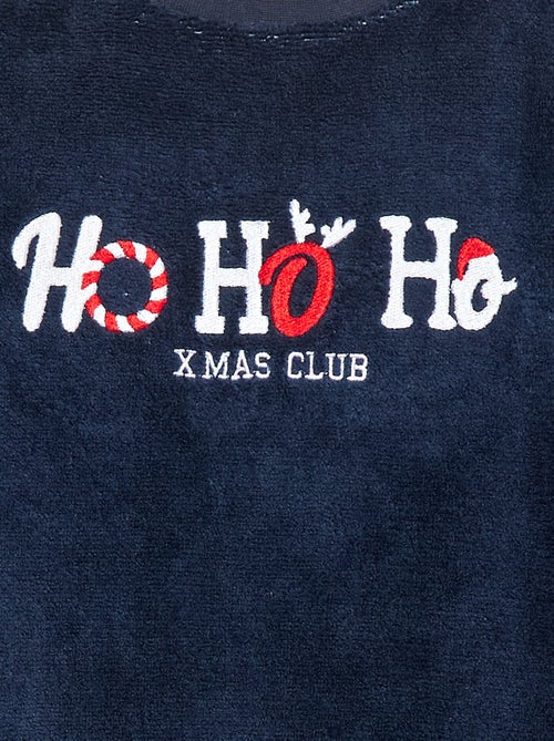 Conjunto de pijama polar navideño - 2 piezas - Kiabi Conjunto de pijama polar navideño - 2 piezas - Kiabi