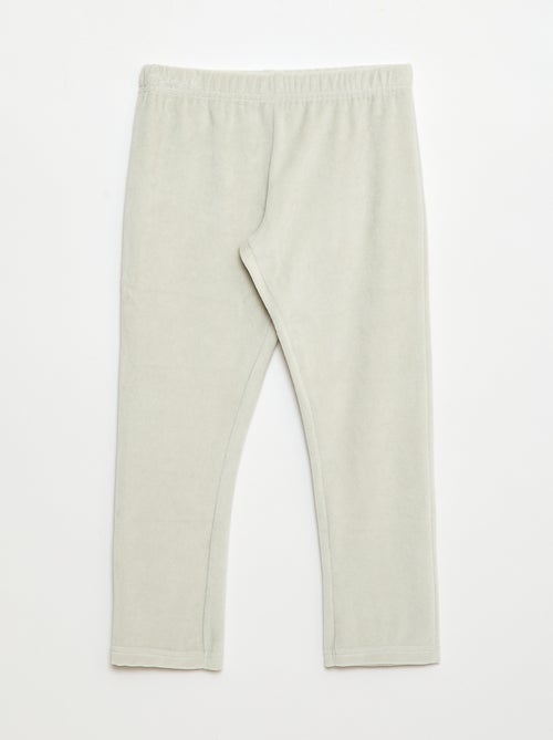 Conjunto de pijama polar navideño camiseta + pantalón - 2 piezas - Kiabi