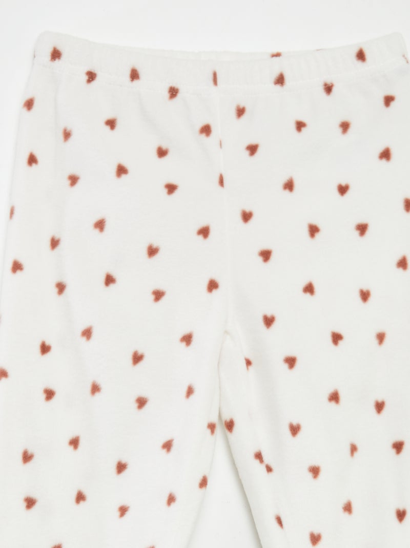 Conjunto de pijama polar 'pingüino' - 2 piezas MARRON - Kiabi