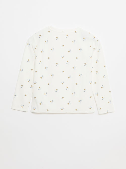 Conjunto de pijama polar sudadera + pantalón - 2 piezas - Kiabi