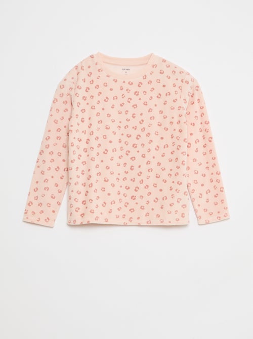 Conjunto de pijama polar sudadera + pantalón - 2 piezas - Kiabi