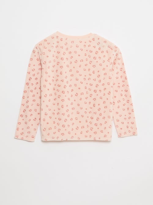 Conjunto de pijama polar sudadera + pantalón - 2 piezas - Kiabi