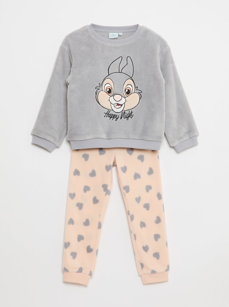 Conjunto de pijama polar 'Tambor' 'Disney' Gris - Kiabi