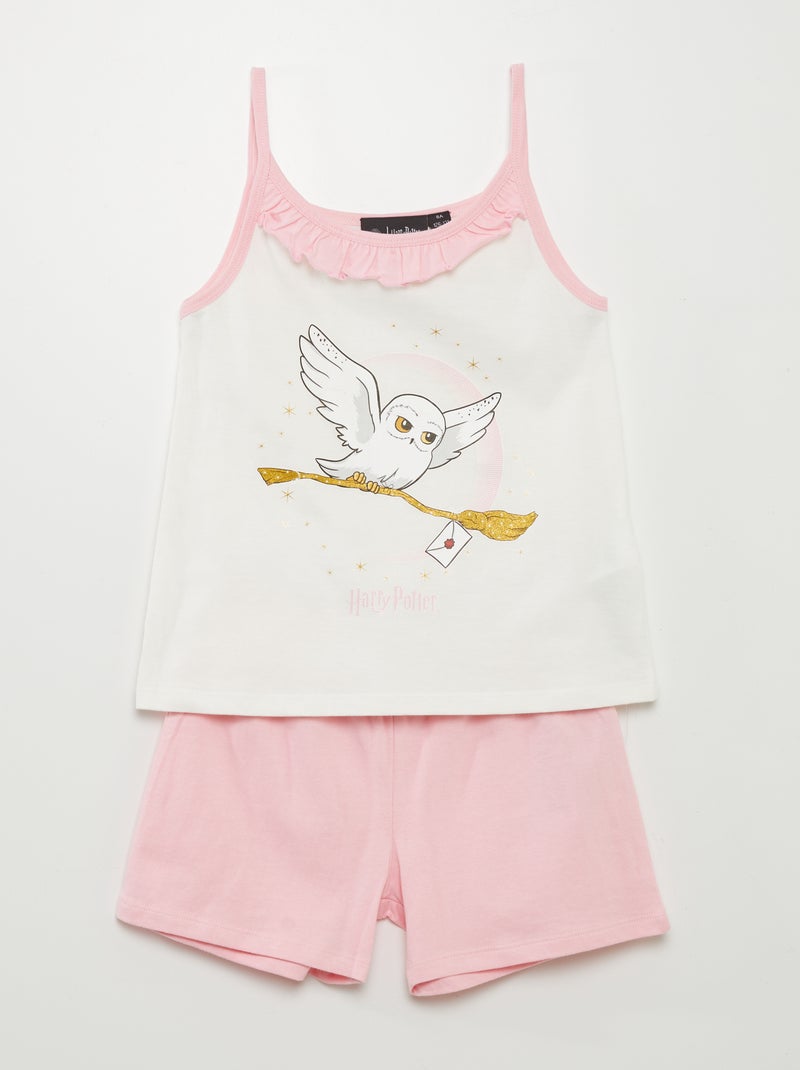 Conjunto de pijama short + camiseta 'Harry Potter' - 2 piezas BLANCO - Kiabi