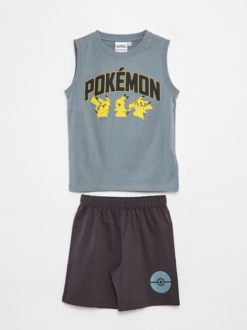 Conjunto de pijama short + camiseta 'Pokémon' 'Pikachu' - 2 piezas - Kiabi