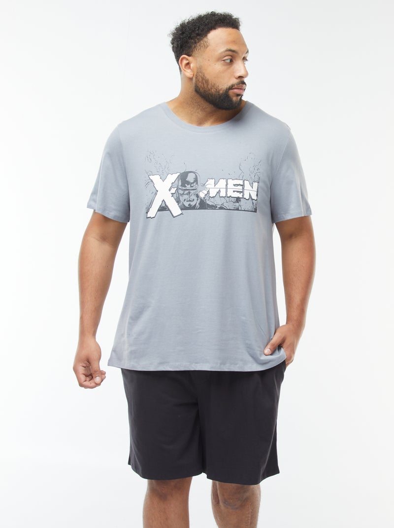 Conjunto de pijama short + camiseta 'X-Men' 'Marvel' - 2 piezas Azul - Kiabi