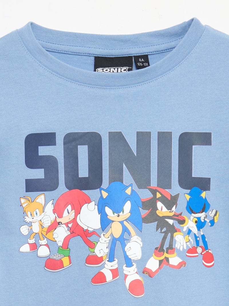 Conjunto de pijama 'Sonic' de algodón Azul - Kiabi