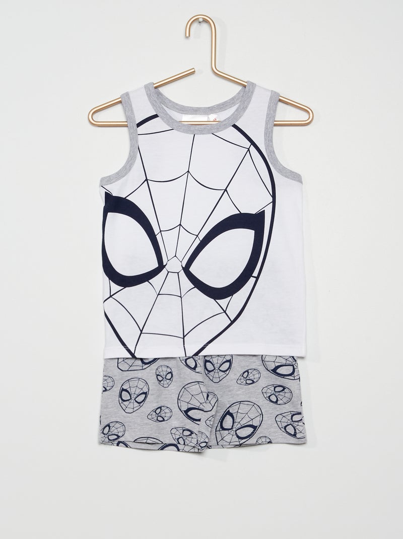 Conjunto de pijama 'Spider-Man' blanco/gris - Kiabi
