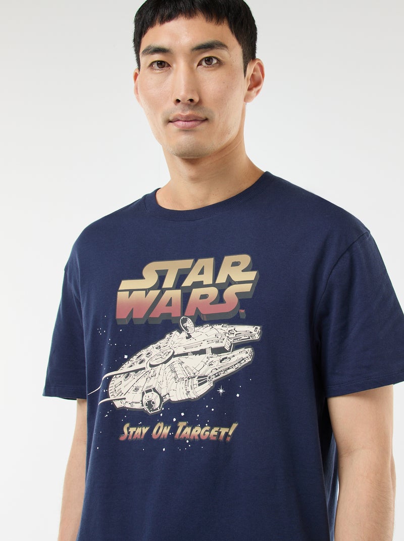 Conjunto de pijama 'Starwars' de algodón Azul - Kiabi