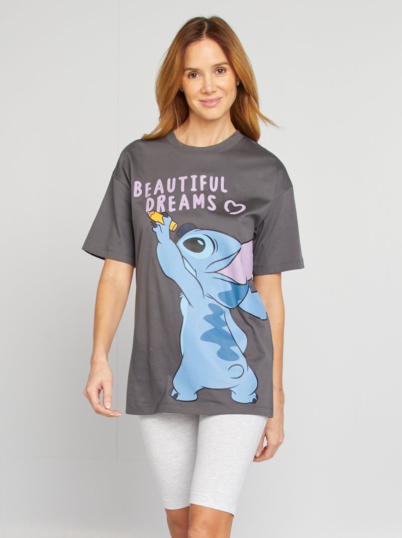 Conjunto de pijama 'Stitch' - 2 piezas GRIS - Kiabi