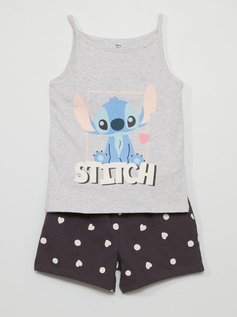 Conjunto de pijama 'Stitch' - 2 piezas GRIS - Kiabi