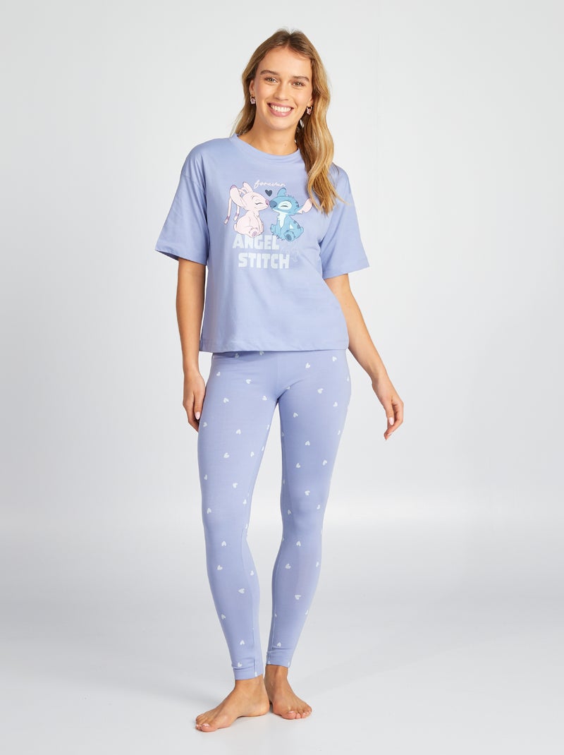Conjunto de pijama 'Stitch' 'Disney' - 2 piezas AZUL - Kiabi