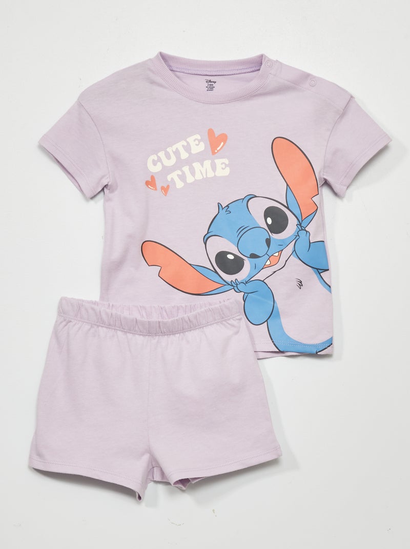 Conjunto de pijama 'Stitch' 'Disney' - 2 piezas PURPURA - Kiabi
