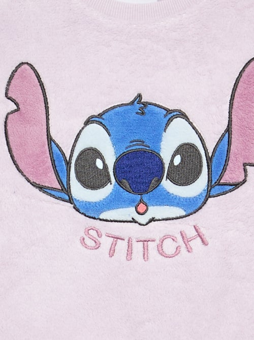 Conjunto de pijama 'Stitch' 'Disney' de forro polar - 2 piezas - Kiabi Conjunto de pijama 'Stitch' 'Disney' de forro polar - 2 piezas - Kiabi