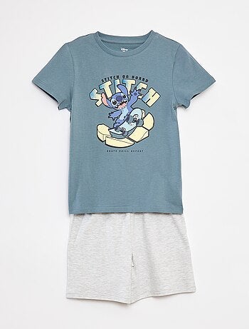 Conjunto de pijama 'Stitch' short + camiseta - 2 piezas