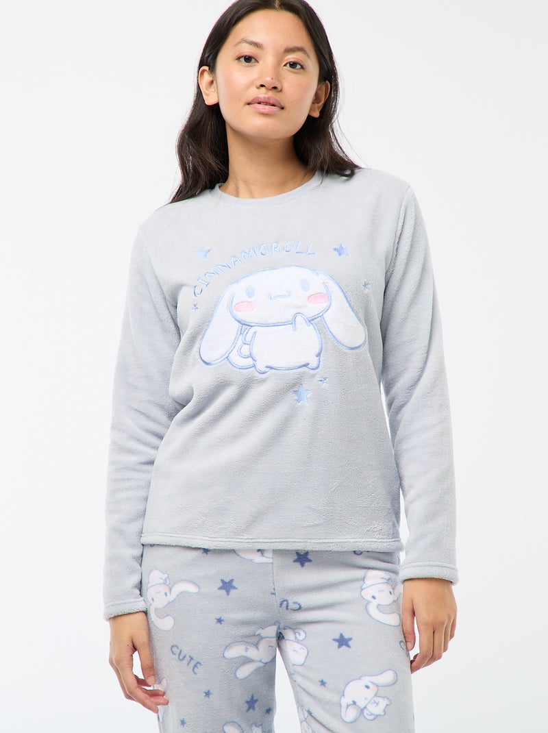 Conjunto de pijama suave 'Cinamoroll' Azul - Kiabi