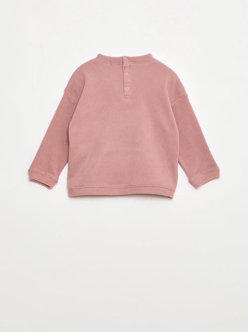 Conjunto de pijama suave con diseño de conejo - 2 piezas - Kiabi