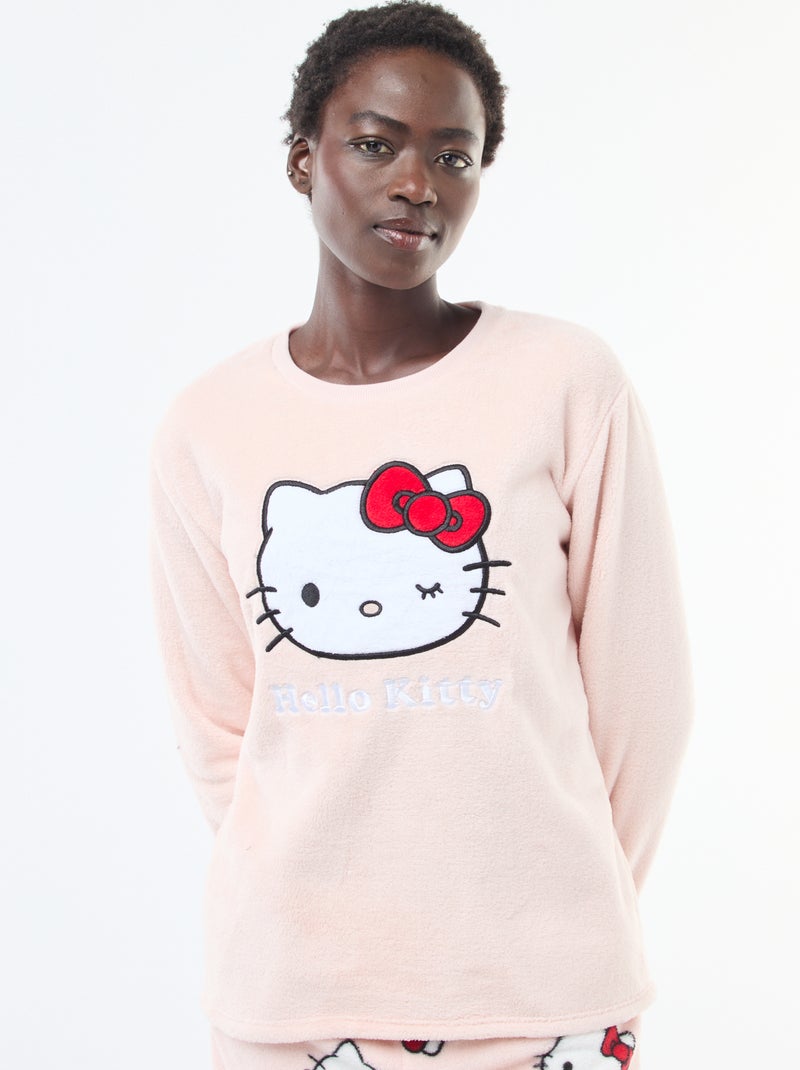Conjunto de pijama suave 'Hello Kitty' Rosa - Kiabi