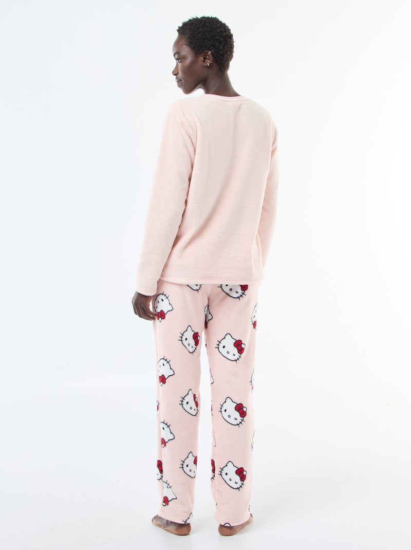 Conjunto de pijama suave 'Hello Kitty' Rosa - Kiabi