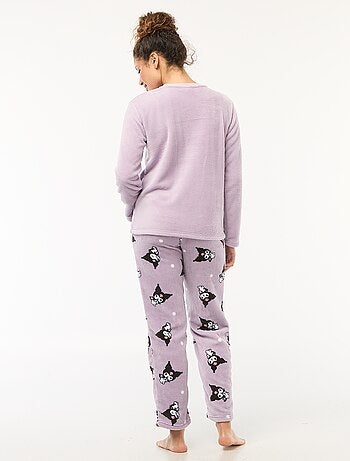 Conjunto de pijama suave 'Kuromi'