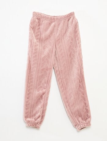 Conjunto de pijama suave liso