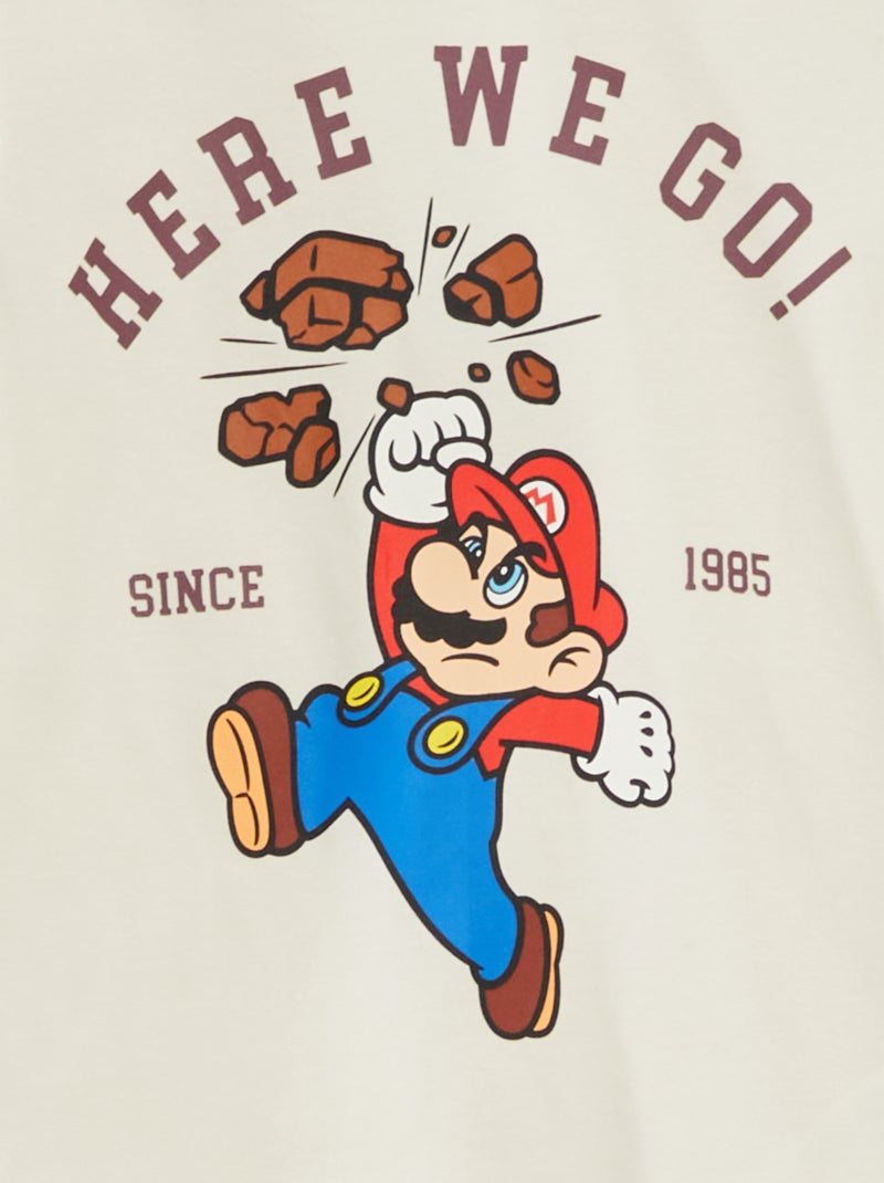 Mario Bross Pijama Super Mario Hombre Conjunto De Pijama