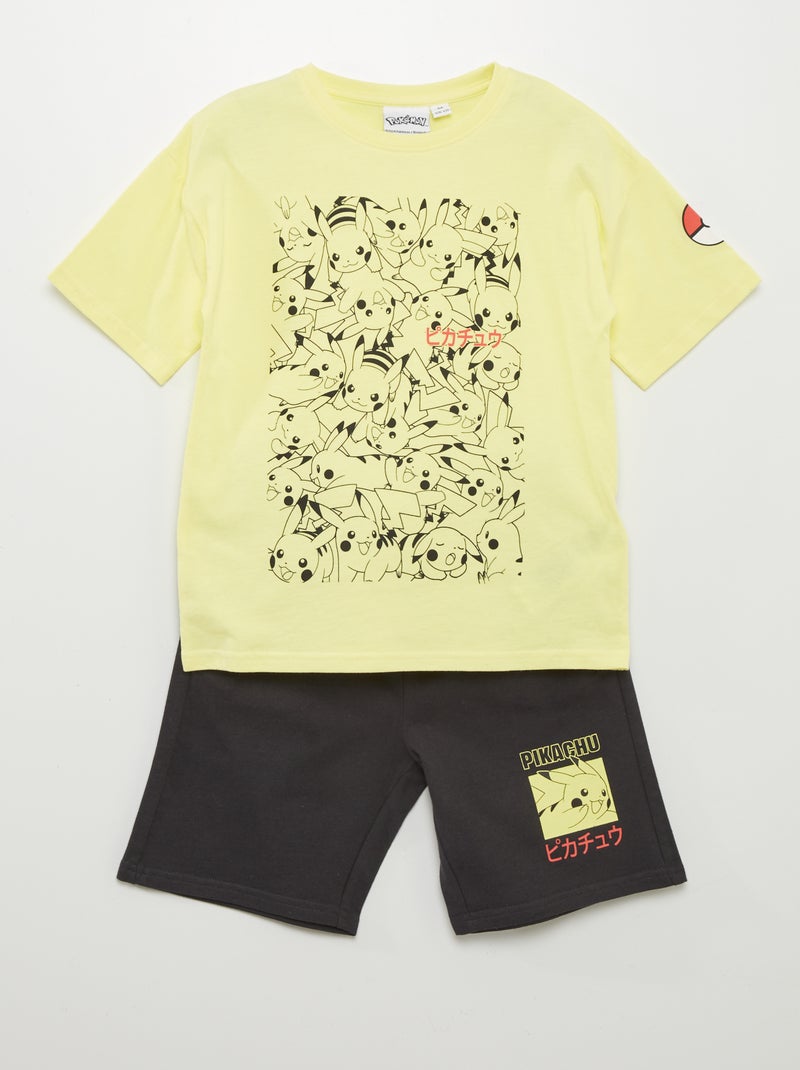 Conjunto de 'Pikachu' 'Pokémon' - 2 piezas amarillo - Kiabi